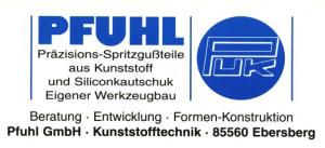 Pfuhl GmbH                                                                                           Kunststofftechnik – Anbieter von Sonstige Fertigerzeugnisse aus Kunststoff