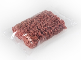 Kunststoffverpackungen: PP-Schlauchbeutel für Hackfleisch                                                                       