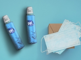 Sidel: Temporäre Produktion von PET-Flaschen für Desinfektionsgel                                                               