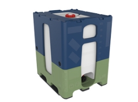 Schoeller Allibert: Vollständig aus Polyethylen gefertigter IBC                                                                 