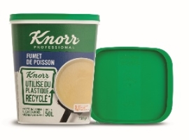 Greiner: „Knorr“ Bouillon-Verpackung für Unilever aus Recycling-PP                                                              