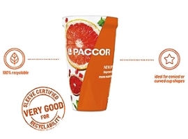 Paccor: Neue Monomaterial-Becher aus PP                                                                                         