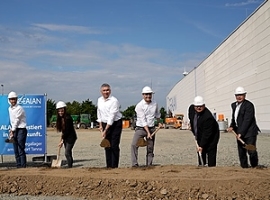 Gealan Fenster-Systeme: Spatenstich für ein Hochregallager                                                                      