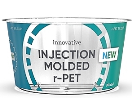 Greiner: Spritzgegossener Becher aus Recycling-PET                                                                              