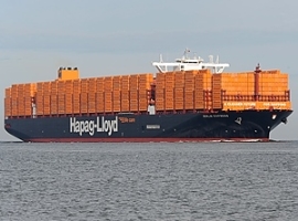 Logistik: Hapag-Lloyd nimmt Containerriesen in Betrieb                                                                          