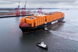 Logistik: Hapag-Lloyd stellt zwölften Container-Giganten in Dienst
