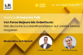 Kunststoff Information: Mitschnitt des KI Industry Talks