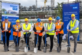 Schütz: Spatenstich für IBC-Produktion am BASF-Stammwerk