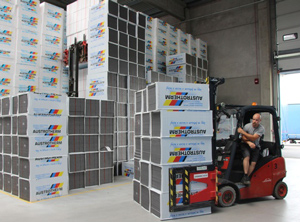 Im Werk Szekszárd wurden zusätzliche Lagerkapazitäten geschaffen (Foto: Austrotherm)