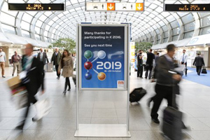 Auf der K 2019 werden die Themenbereiche Kreislaufwirtschaft, Ressourcenschonung und Digitalisierung eine wichtige Rolle spielen (Foto: Messe Düsseldorf)