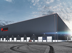 Computermodell der neuen Lagerhalle in Amerang (Abb: Auer Packaging)