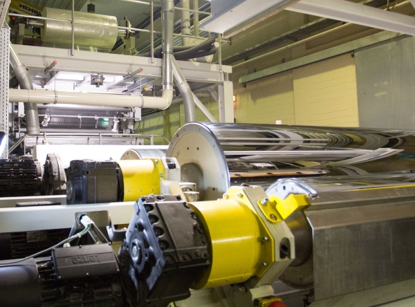 Folienproduktion für Verpackungen (Foto: Buergofol)