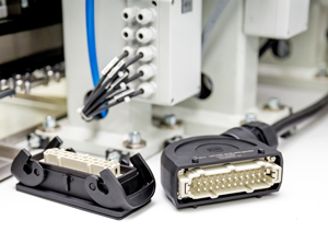 Steckverbinder mit spritzgegossenem Kunststoffgehäuse (Foto: Harting)