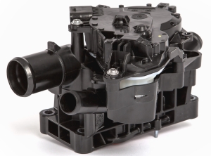 Kühlwasserventil von Mann+Hummel für Hyundai-Kia-Dieselmotoren aus ,,Grivory HT1VA-35 HYS