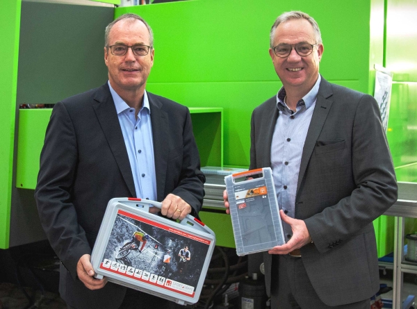 Neue Doppelspitze: Christof Hanschke (l.) und Bertram Göb bilden die Geschäftsführung des Kofferherstellers W.AG (Foto: W.AG)