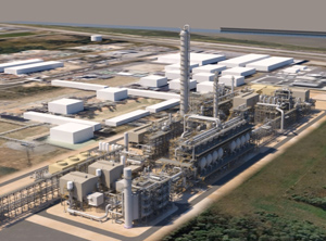 Modell der neuen Anlagen in Lillo (Abb.: Ineos)