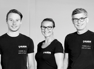 Die Geschäftsleitung (v. l. n. r.): Philipp Auer, Diana Auer und Robert Auer (Foto: Auer Packaging)