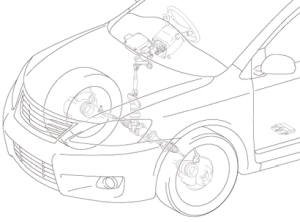 Das PBT eignet sich für den Einsatz im Fahrwerksbereich von Autos (Foto: Polyplastics)