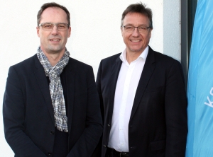 Dr. Reiner Nett (l.) und Stephan Kegelmann, beide Geschäftsführer von Kegelmann Technik (Foto: Kegelmann)