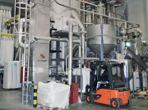 Recycling bei PET to PET (Foto: Starlinger)