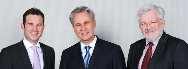 Das Führungs-Team von Schweiter (v.l.n.r.): CFO Martin Klöti, CEO Dr. Heinz Baumgartner, CTO Georg Reif (Foto: Schweiter)