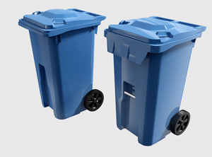Neben großformatigen spritzgegossenen Verpackungen gehören auch Müllbehälter zum Portfolio der kanadischen IPL (Foto: IPL)