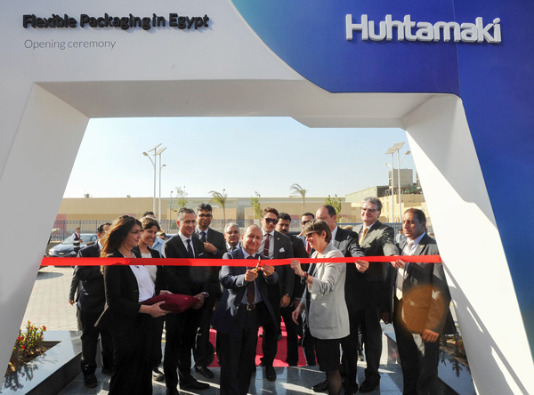 Die Eröffnungszeremonie des neuen Werks in Ägypten (Foto: Huhtamaki)