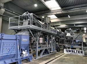 Die neue Folienwaschanlage in Wels (Foto: WKR)