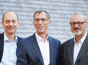 Die Vorstände (v.l.) Bernd Schilling, Dieter Lebzelter und Wolfgang Weber (Foto: IMS Gear)
