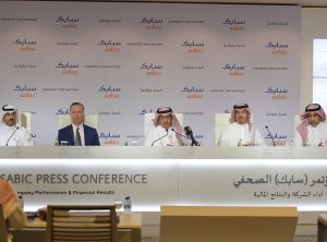 Pressekonferenz zum ersten Quartal des Geschäftsjahres 2019 (Foto: Sabic)