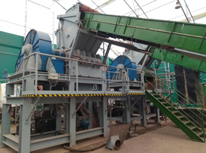 Die Recycling-Anlage in Beeskow (Foto: Aveba)