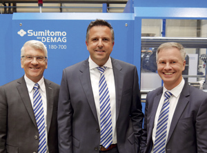 Stefan Sonnhalter, Armin Distler und Thomas Dirnberger (von links, Foto: Sumitomo Demag)