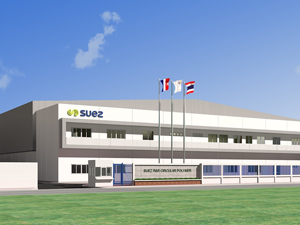 Computer-Modell der geplanten Anlage in Thailand (Abb.: Suez)