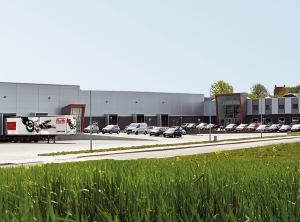 Das neue Lager- und Verwaltungsgebäude von Roth North Europe in Dänemark (Foto: Roth Industries)