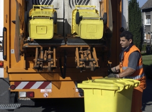 Abfuhr von Leichtverpackungen (Foto: DSD)
