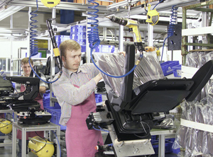 Der Umsatz mit Sitzen für Nutzfahrzeuge wächst langsam, aber stetig (Foto: Grammer)