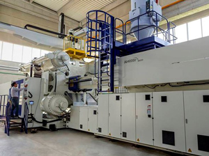 Die neue Maschine in Glyngøre (Foto: Plastindustrien)