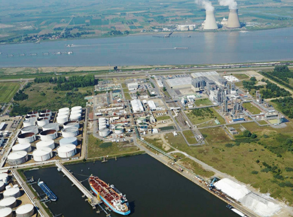 Blick auf den Standort in Antwerpen-Lillo (Foto: Ineos)