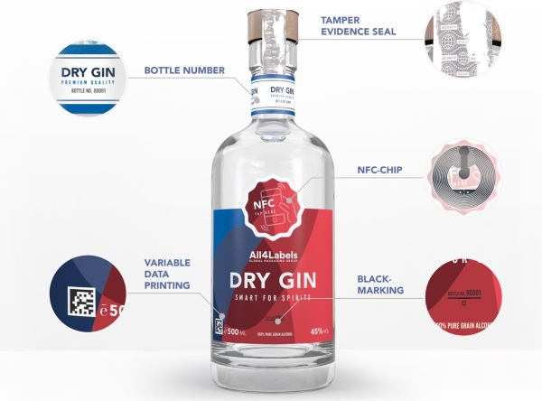 All4Labels produziert Etiketten unter anderem für Getränke mit zahlreichen Funktionen (Foto: All4Labels)