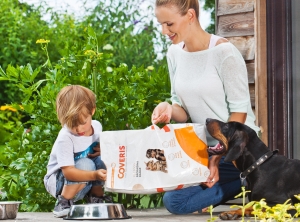 Folienverpackung für Tiernahrung (Foto: Coveris)