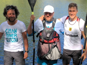 Abschluss der Paddeltour in Berlin (Foto: PlasticsEurope)