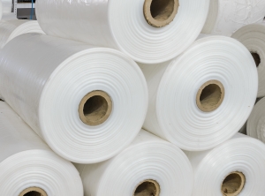 Lager mit Rollen von Polyethylen-Folie (Foto: Panthermedia/charlos.ukr.net)