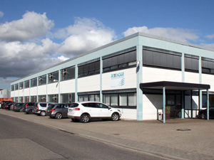 Der Firmensitz von Rettinger in Pfinztal (Foto: Rettinger)