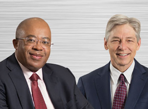 Bongani Nqwababa (links) und Stephen Cornell (Foto: Sasol)