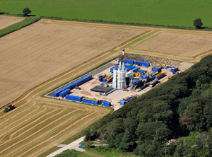 Shale Gas-Bohrung in Großbritannien (Foto: Cuadrilla)