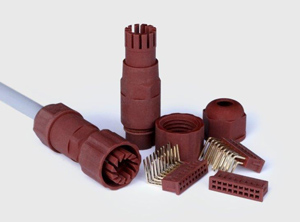 Das flammbeständige Photopolymer erreicht für Stereolithographieverfahren die UL94 V0-Klassifizierung und findet damit Anwendung im industriellen 3D-Druck zum Beispiel in der Elektronikbranche (Foto: Cubicure)