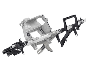 Hybride Leichtbauquerträger für das Cockpit liefert ElringKlinger für ein neues Tesla-Modell (Foto: ElringKlinger)