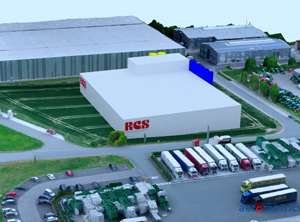 Computer-Modell des neuen Standorts (Abb.: RCS)