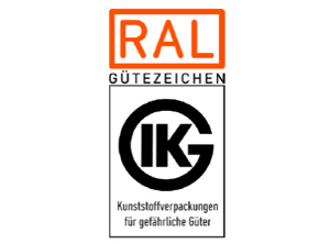 RAL-Gütezeichen Kunststoffverpackungen für gefährliche Güter (Abb: RAL)