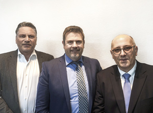 Georg Lind, Adrian Dobrat und Stefan Rehlinger (von links, Foto: DUD)